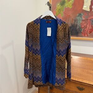 ISLE by Melis Kozan Sparkle Missoni Stripe Blazer